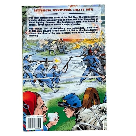 Marvel Epic Battles of the Civil War: Volume 4 Gettysburg Paperback Comic Book. - Picture 2 of 4